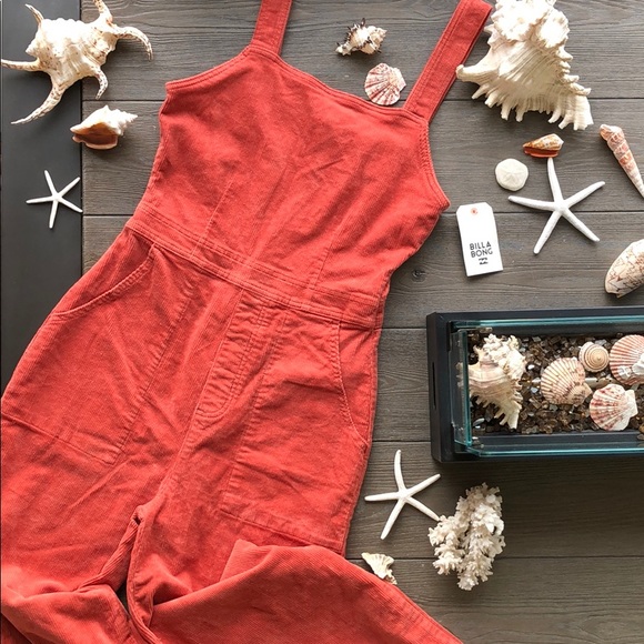 🌴🌼BILLABONG- GET LOST CORDUROY OVERALLS🌼🌴 - Picture 2 of 8